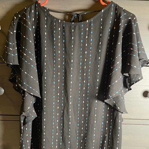 Loft Flutter Sleeve Blouse